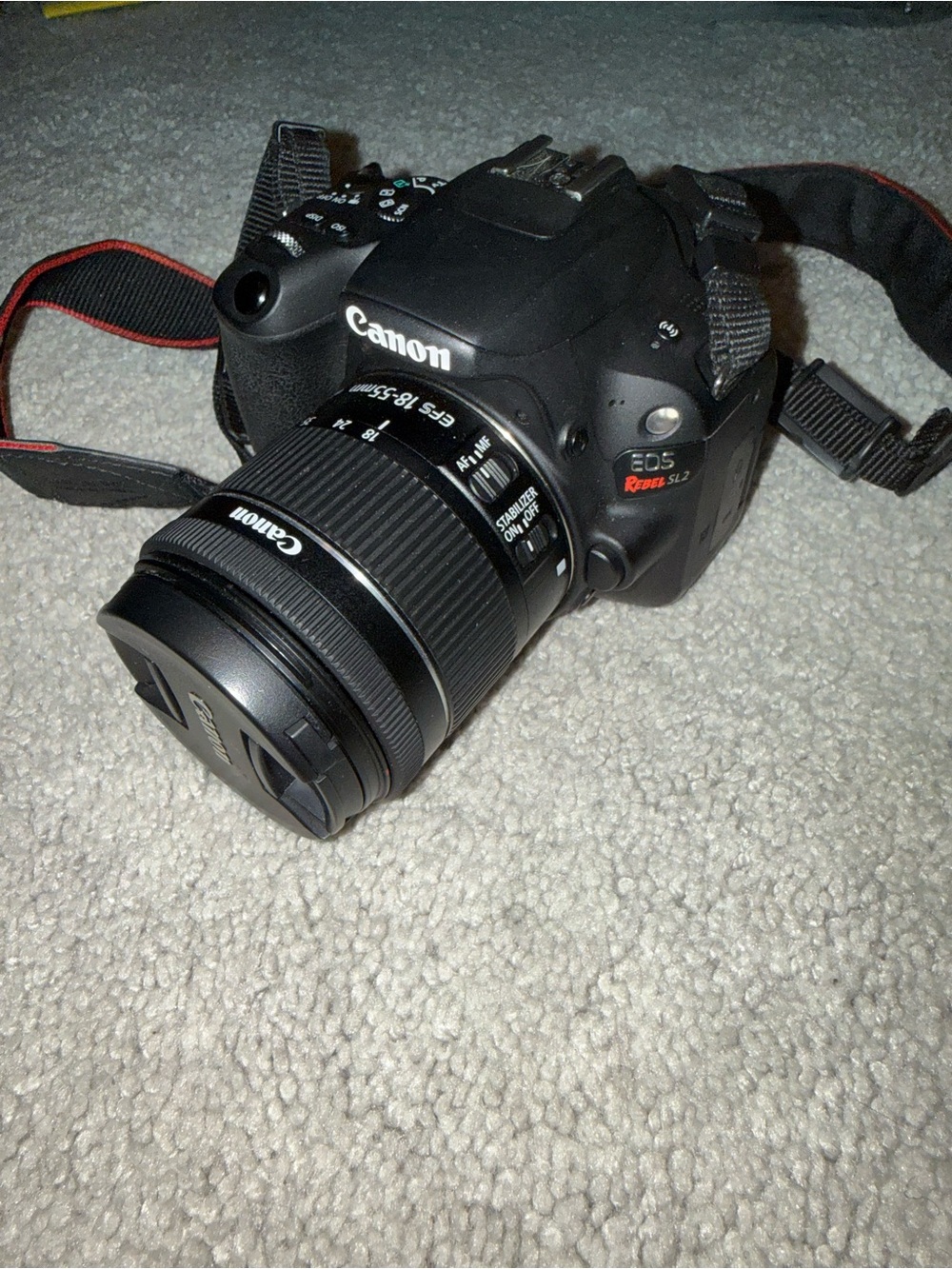 Canon EOS Rebel SL2 Black DSLR Camera with 4 lenses